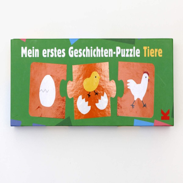 Lernspiel "Mein erstes Geschichten-Puzzle Tiere" von Laurence King