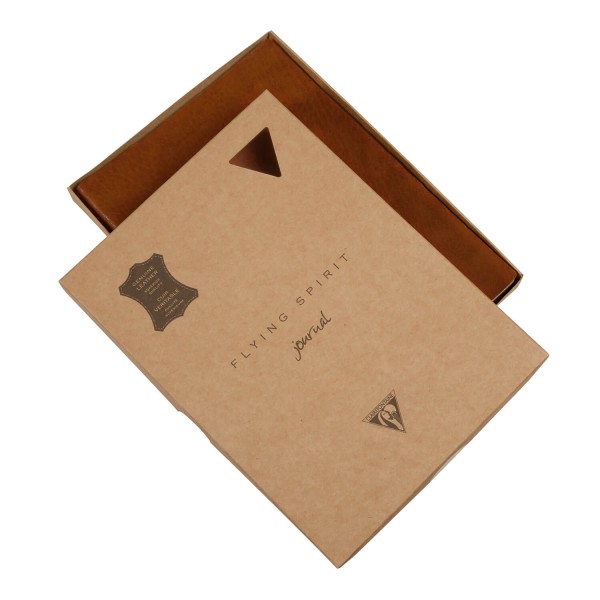 Notizbuch punktkariert "Flying Spirit" - A5 (Cognac) von Clairefontaine
