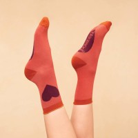 Powder Socken "You Have My Heart" (Tangerine)