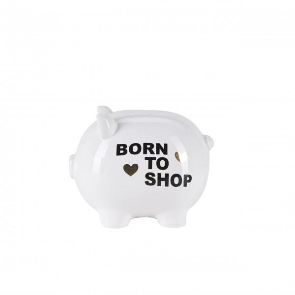 Sparschwein "Born to shop" von Bahne