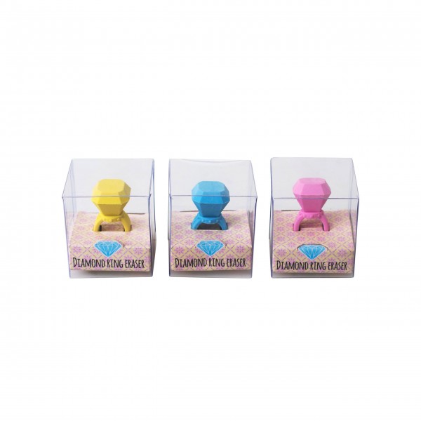 rice Radiergummi "Diamond Ring" im 3er-Set
