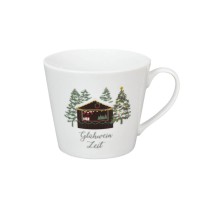 Krasilnikoff Tasse/Happy Cup "Glühwein Zeit" (Weiß)