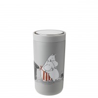 Stelton Thermobecher "To-Go Click - Moomin" - 200 ml (Hellgrau)