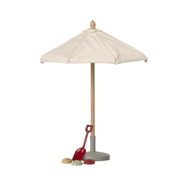 Maileg Spielzeug-Sonnenschirm - 27 cm (Creme)