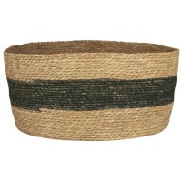 Ib Laursen Korb - 60x30 cm (Natur/Schwarz)