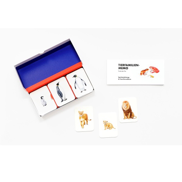Kinderspiel Tierfamilien-Memo von Laurence King Kinderspiel Tierfamilien-Memo von Laurence King