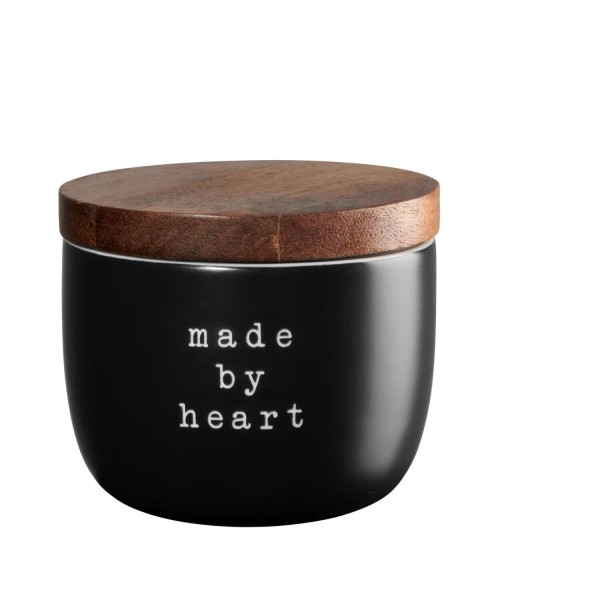 Marmeladendose "made by heart" - 250 ml (Schwarz) von ASA