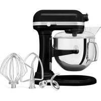 KitchenAid “Heavy Duty“ Küchenmaschine mit Schüsselheber (Onyx Schwarz) 6,9L