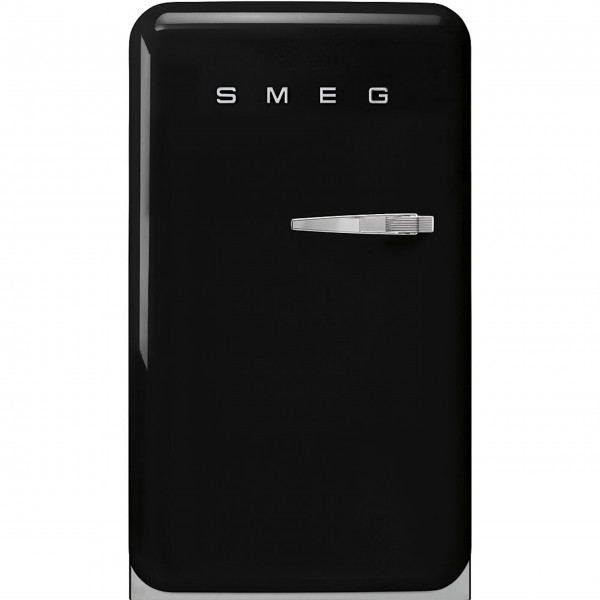smeg Happy Homebar "50's Retro-Style" FAB10 mit Türanschlag links (Schwarz)