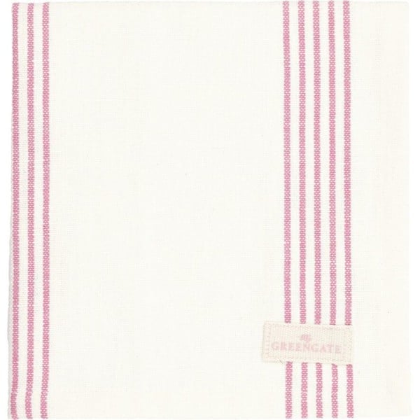 GreenGate Baumwollserviette "Gladys" - 40x40 cm (Pale Pink)