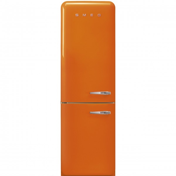 smeg Kühl-/Gefrierkombination "50's Retro Style" FAB32 mit Türanschlag links (Orange)