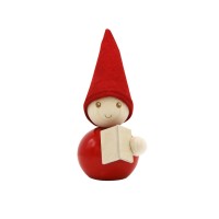 Elf-Figur "Bookworm" - 11 cm (Rot) von aarikka