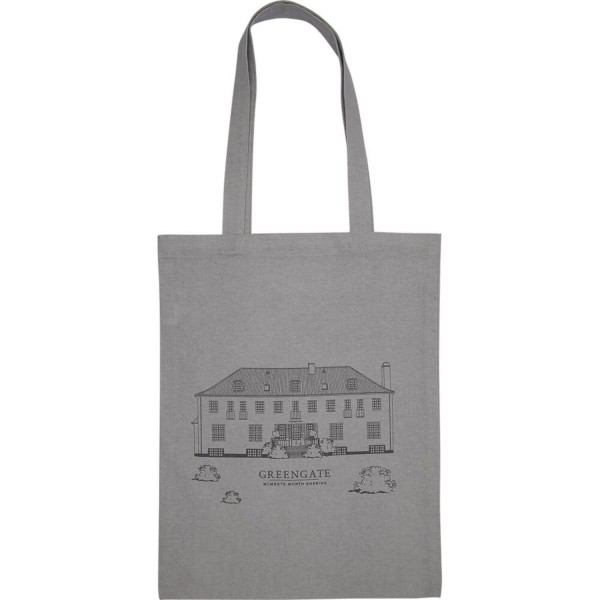 GreenGate Shopper "GreenGate" - 34x45 cm (Grau)