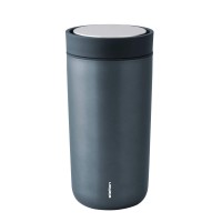 Stelton To-Go Becher "Click" - 0,4L (Blau metallic)