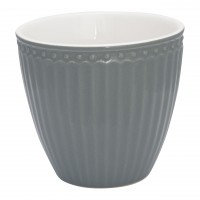 Der Latte Cup "Alice" in Stone Grey - ein absolutes Must-Have für alle GreenGate-Liebhaber