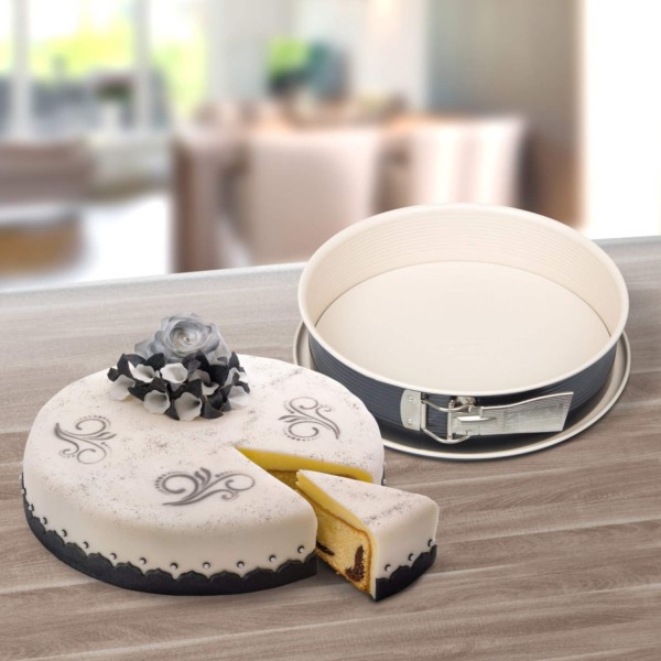 Zenker Springform mit Flachboden (Crème Noir) - Ø26 cm-1