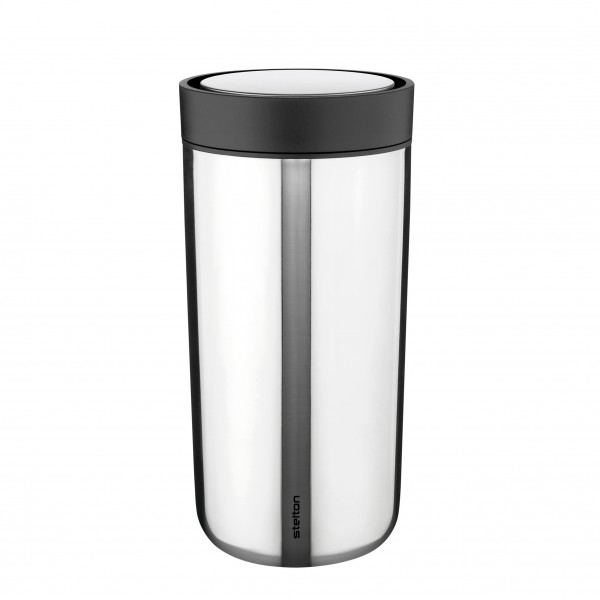 Stelton To-Go Becher "Click" - 0,4L (Silber)