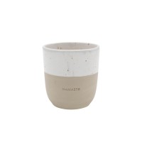 Becher "Namaste" - 320 ml (Natur) von Eulenschnitt