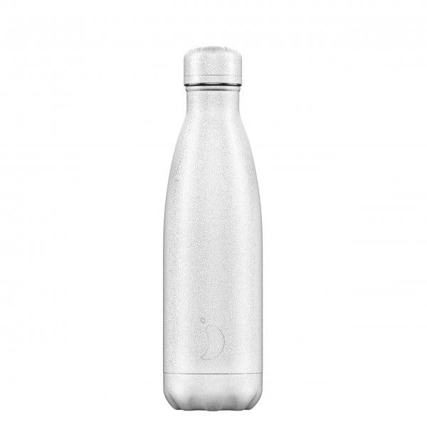 CHILLY'S Bottle Isolierflasche "Glitter White" - 500 ml