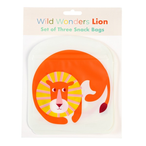Snackbeutel "Lion" von Rex LONDON - 3er-Set