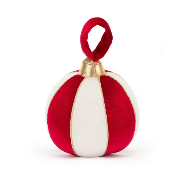 Jellycat Kuscheltier Weihnachtskugel "Amuseable" (Rot/Weiß)