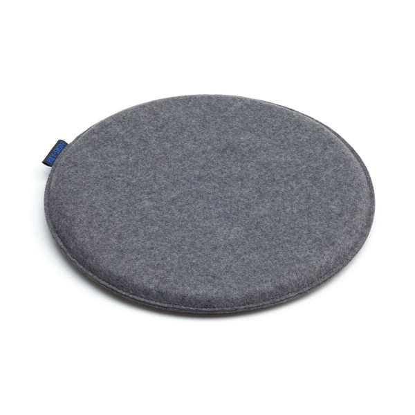 Filz-Sitzkissen "Frisbee" rund - 35 cm (Grau/Anthrazit) von HEY-SIGN