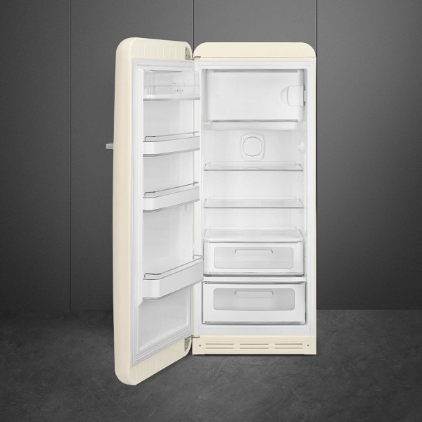 smeg Kühlschrank "50's Retro Style" FAB28 (Creme) Tür links