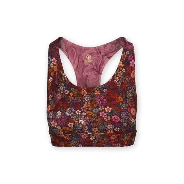 Pip Studio Sport Top "Tahnee - Tutti i Fiori" (Rot)