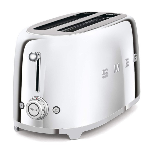 SMEG Zwei-Schlitz-Toaster, lang, 4 Scheiben, 50's Style