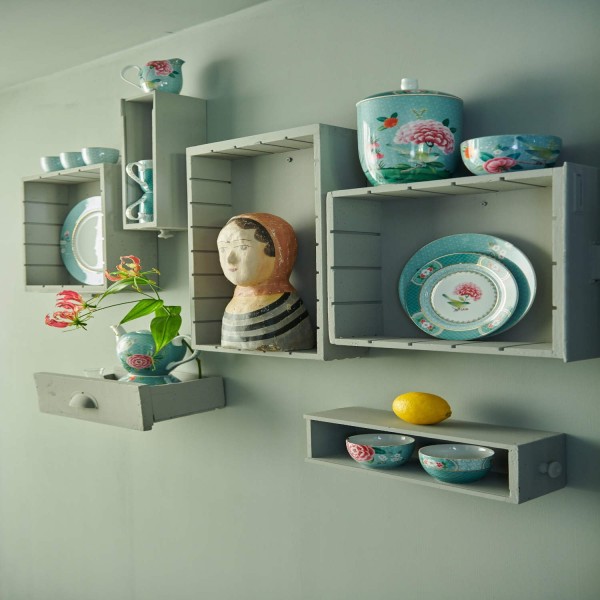 Pip Studio Teller "Blushing Birds" - Blume am Rand (Weiß)