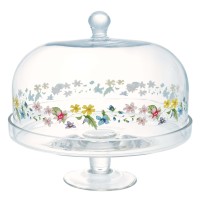 GreenGate Tortenplatte mit Haube "Karolina" - 30,5 cm (White)