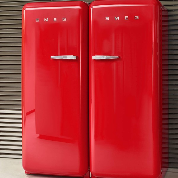 smeg Kühlschrank "50's Retro Style" FAB28 (Rot) Tür rechts