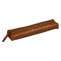 Ledermäppchen "Flying Spirit" - 19,5 cm (Cognac) von Clairefontaine