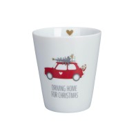 Krasilnikoff Happy Mug "Driving Home" (Rot)