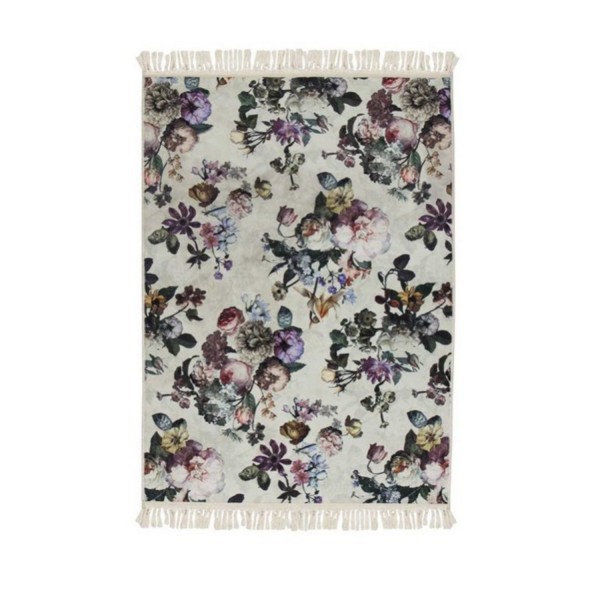 Teppich "Fleur" - 60x90cm (Ecru) von Essenza
