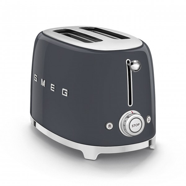 smeg Toaster in der limitierten Farbe Anthrazit im 50's Retro Style