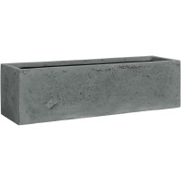 Pflanzgefäß "Polystone Flowerbox" - 65 cm (Grau) von fleur ami