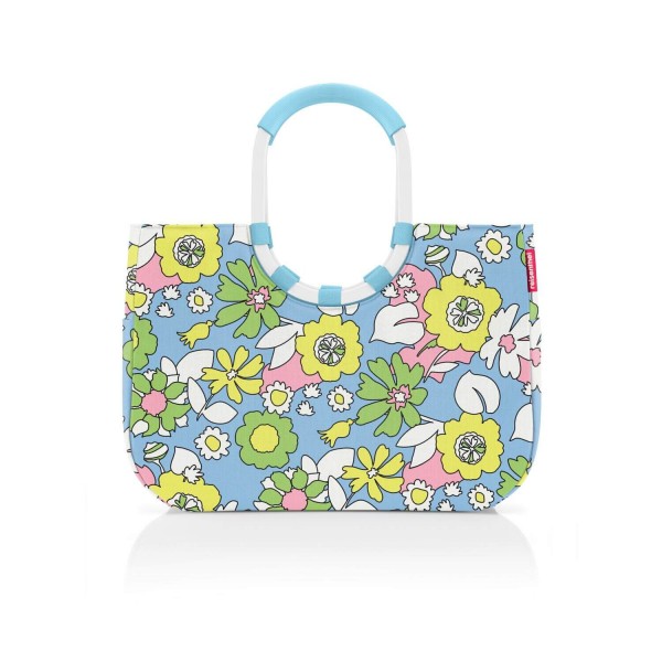 Reisenthel Loopshopper Frame "Florist Lagoon" - L (Hellblau)