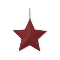 Metallstern - 40x40 cm (Rot) von Lexington