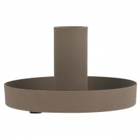 Ib Laursen Kerzenhalter - Rund ø 11 cm (Milky Brown)