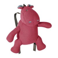 Rucksack "Hippo" - 35x35 cm (Rosa) von pad