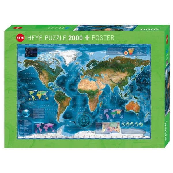 Puzzle "Satellite Map" von HEYE