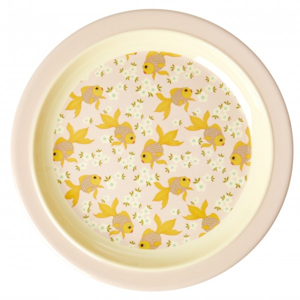 rice Melamin Kinder-Essteller "Goldfish - Goldfisch"