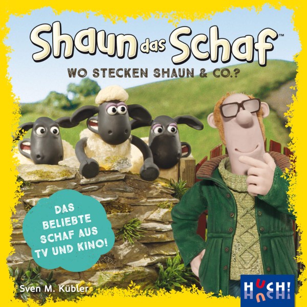 Familienspiel Shaun das Schaf - Wo stecken Shaun und Co.? von HUCH