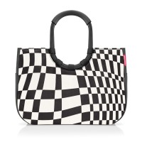 Reisenthel Loopshopper Frame "Op-Art" - L (Schwarz/Weiß)