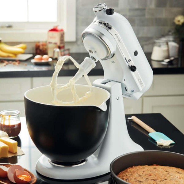 KitchenAid 4,7 l Keramikschüssel zu "Artisan" Küchenmaschine (Matt-Schwarz)