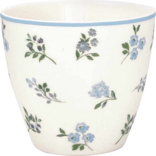 GreenGate Latte Cup "Christina" - 10x9 cm (Weiß)