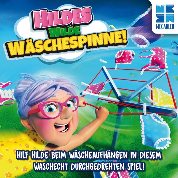 Kinderspiel Hildes wilde Wäschespinne von Megableu