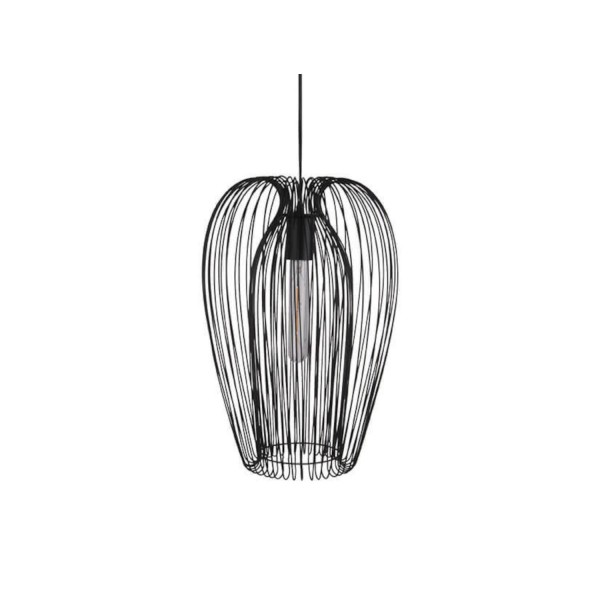 Hängelampe "Lucid" - 45cm (Schwarz) von Leitmotiv by Present Time