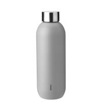 Stelton Trinkflasche "Keep Cool" - 0,6 l (Hellgrau)